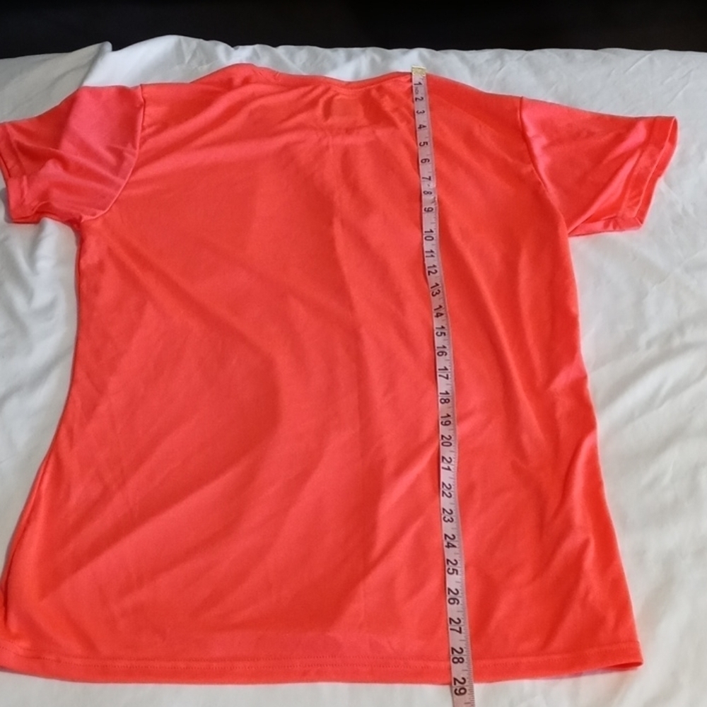 A4 womans neon pinkish orange  2xl t shirt - Picture 5 of 6
